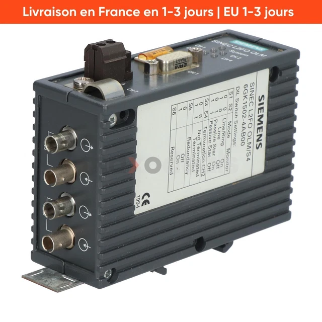 Optical Link Module SIEMENS 6GK1502-4AB00 SINEC OLM/S4 Optical Link Module Used UMP EUR 236 ...