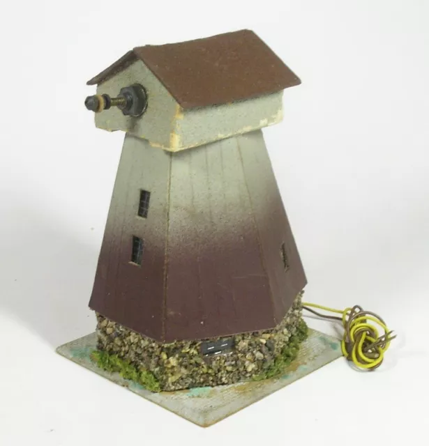 H0 alte Windmühle mit Motor Mischbauweise Holz  50er Jahre Faller 233  6