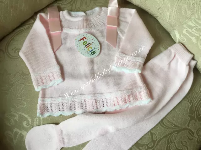 Baby girls spanish knit set 3-6 months spanish romany