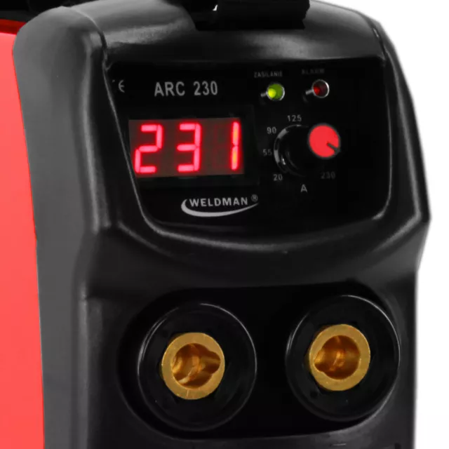 Weldman® ARC 230 Poste à souder Inverter soudage MMA 230A ARC - KIT 2
