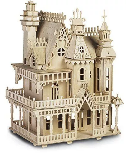 Source En gros 3D Bricolage Cerveau Teaser 3D Jouet Woodcraft Kit de  Construction puzzles de Fantaisie Villa on m.alibaba.com