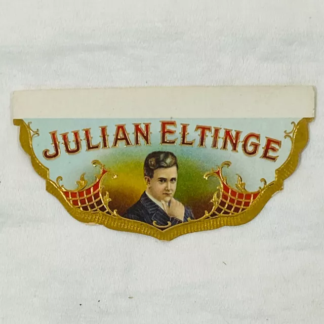 1920'S CIGAR BOX Label Julian Eltinge Female Impersonator Actor Drag ...