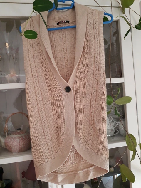 Gilet Classique Femme Saint Charles Bleu Taille 46 - Neuf Avec étiquettes, Fabrication Française