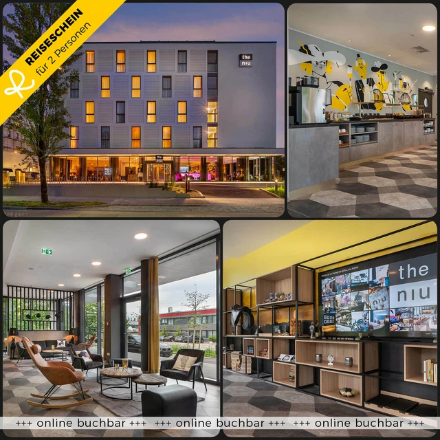 Kurzurlaub bei München 3 Tage 2 Personen the niu Hotel Hotelgutschein Kurzreise