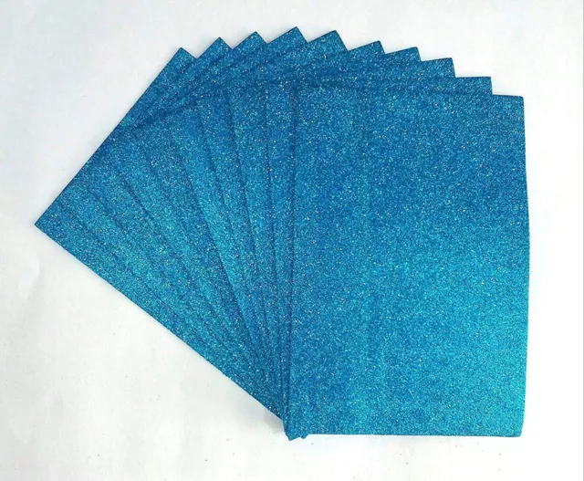 10Pcs A4 Sheet Glitter EVA Foam Paper Gift DIY Crafts Material 18Colors Hot