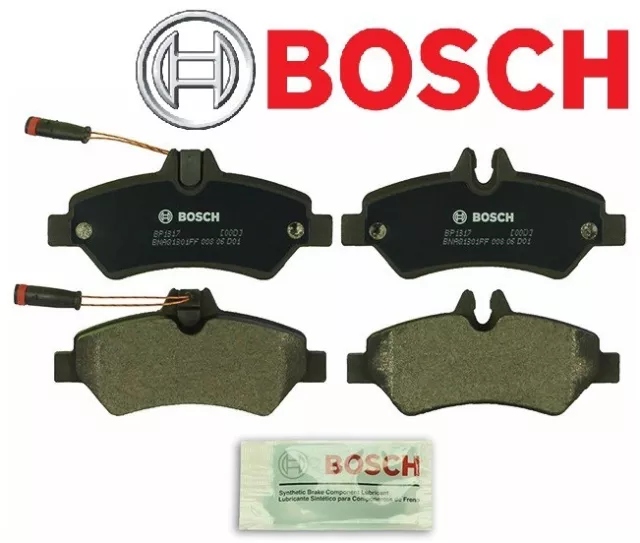 BOSCH Rear Disc Brake Pad Set with Sensor 4-Mercedes Dodge Freightliner Sprinter