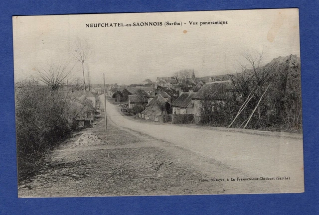 Cf / postcard - CPA / Neuchatel-en-Saonnois / Saosnois panoramic view 72