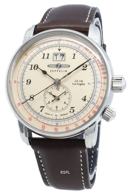 Zeppelin LZ126 Los Angeles 8644-5 86445 Orologio da uomo al pulsometro al quarzo