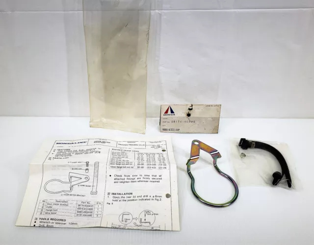Genuine Honda TRX300 Fourtrax 300 Hondaline Hour Meter Bracket / Install Kit NOS