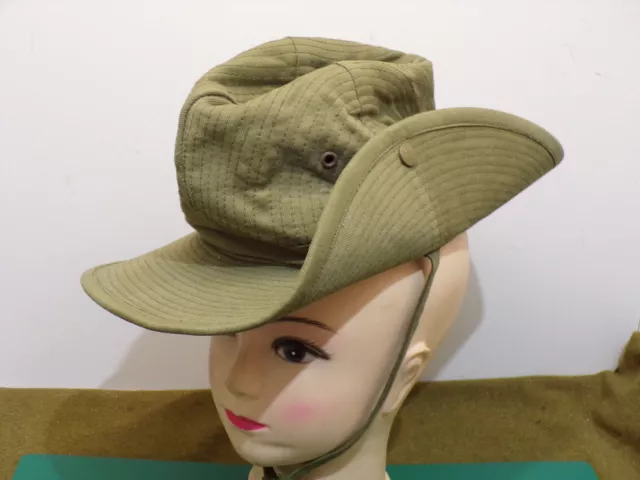 Chapeau brousse model 1949 Indo TAP PARA Algérie french hat original 1954