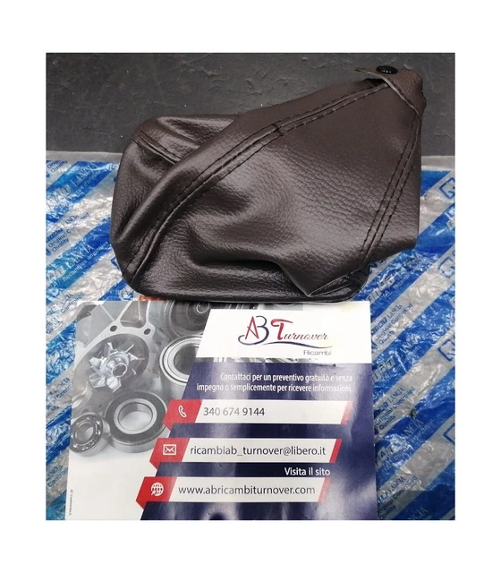 Cuffia In Pelle Sintetica Per Leva Cambio E Freno A Mano - Nero/Blu, Per Opel Zafira A 1999-2005 - Foto 6