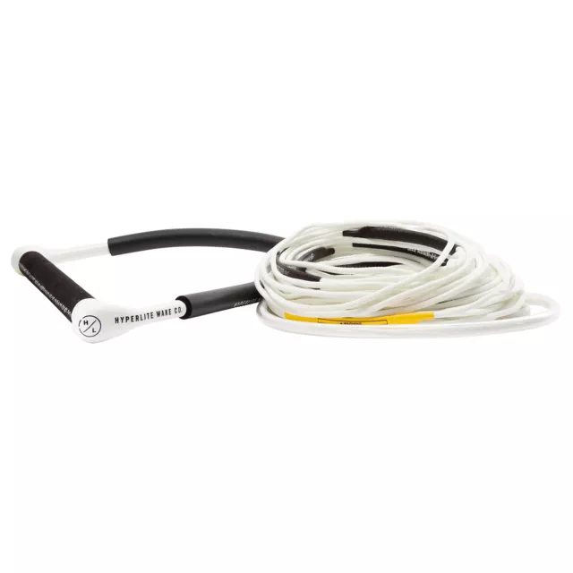 2022 Hyperlite CG Handle with 70ft Fuse Wakeboard Tow Rope - White