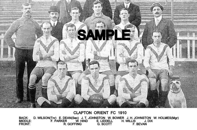 Clapton Orient FC 1910  Team Photo