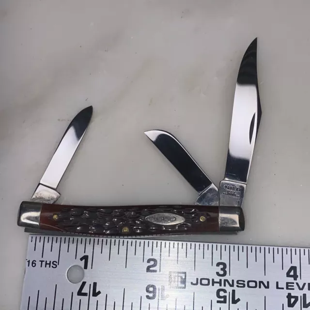 Vintage 1970 Case XX Medium 10 Dot 6344 Tri-fold Pocket Knife