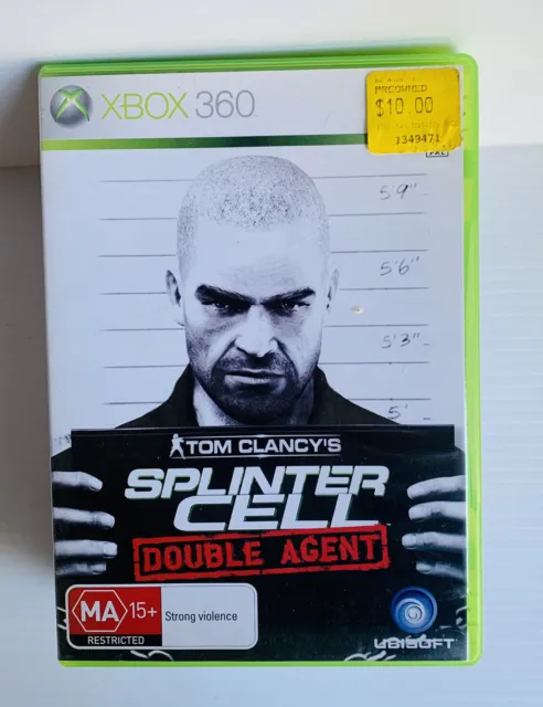 Xbox 360 Tom Clancy's Splinter Cell: Double Agent Inc Manual Free Postage PAL