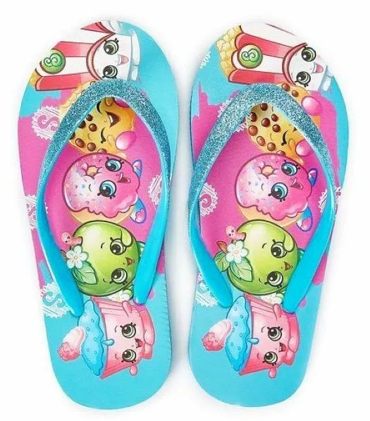 Shopkins Apple Blossom Ragazze Infradito Spiaggia Sandali W/Opzionale Sole Nwt