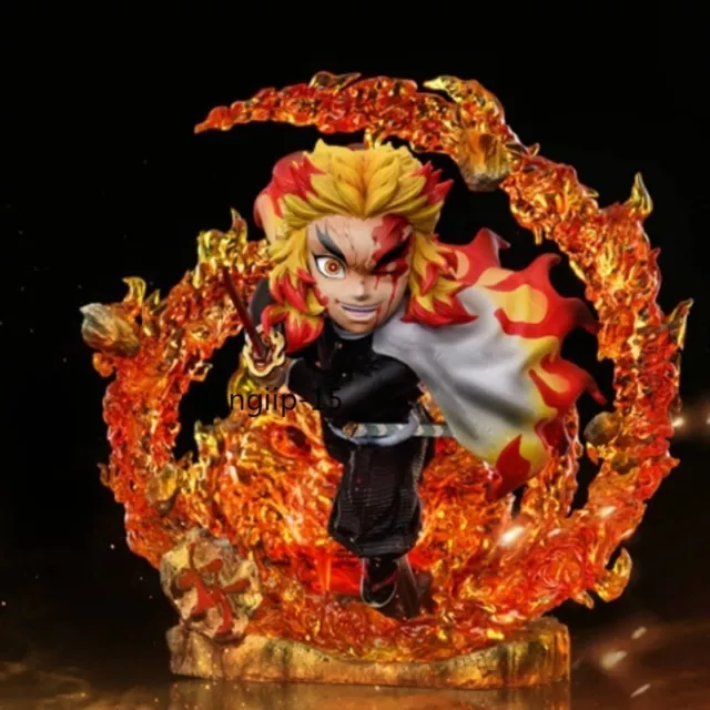 Demon Slayer Rengoku Kyoujurou Anime Figure PVC Model Statue Toy Collection Gift