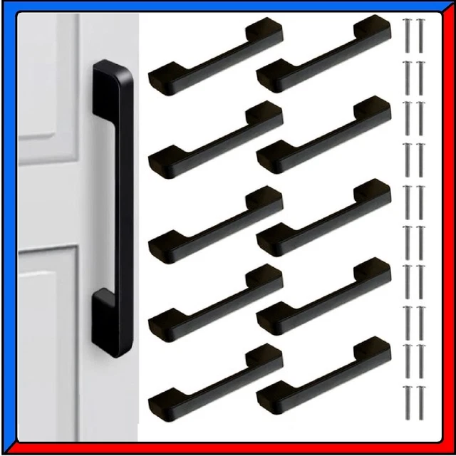 Maniglie Per Mobili Nere - Set Da 6 Pezzi Per Cucina E Armadi - Foto 9