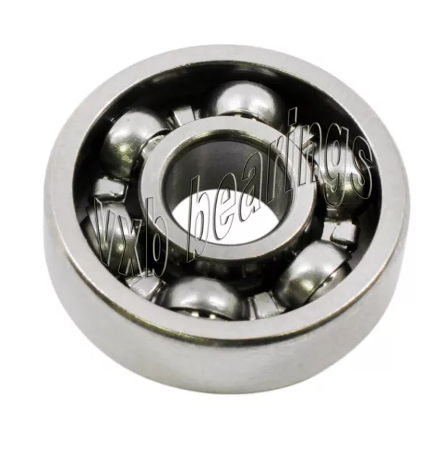 SR188 Stainless Steel Ball Bearing ABEC-5 Open 1/4"x1/2"x1/8" inch