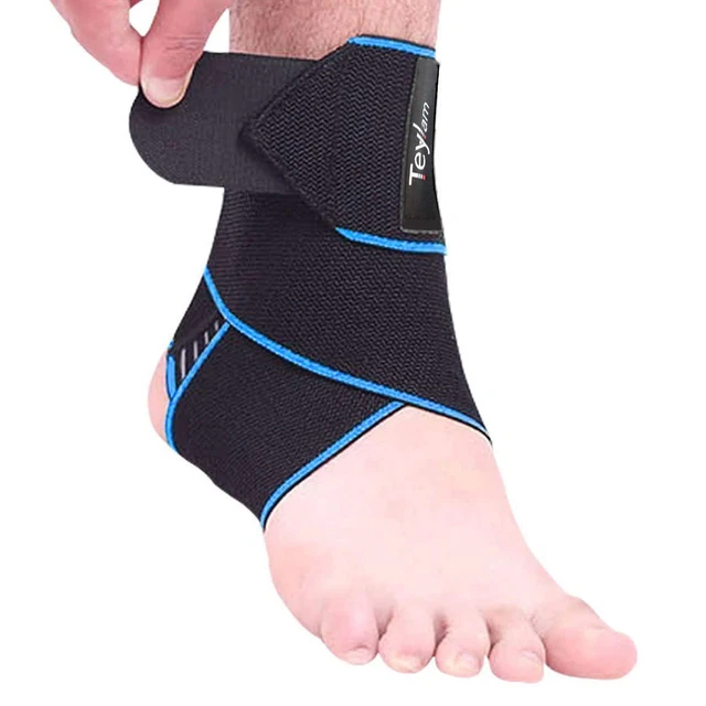 Fascia per Caviglia Regolabile, Cavigliera Flessibile, Ultra Sottile, per Corsa,