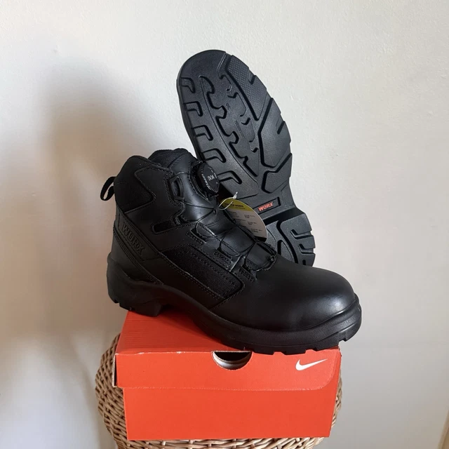 Wing99 WORX BY RED Wing Electrum 5650 BOA Safety Toe Work Boots Black Men’s Sz ...