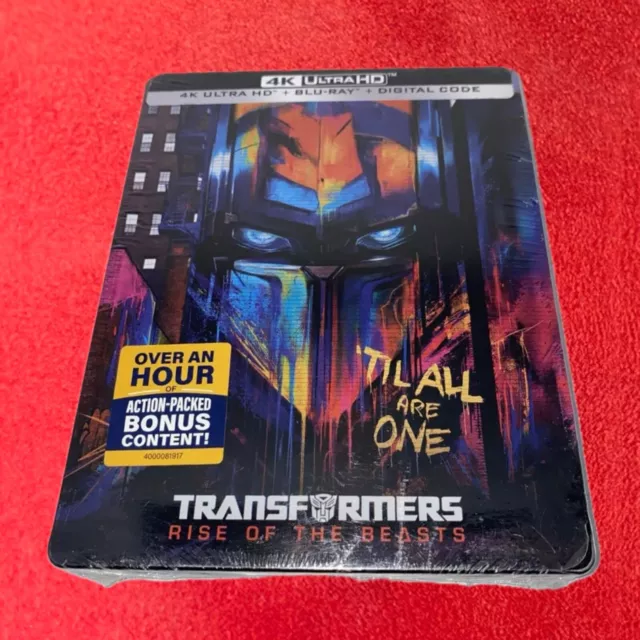 TRANSFORMERS: RISE OF The Beasts STEELBOOK (4K Ultra HD Blu-Ray UHD ...