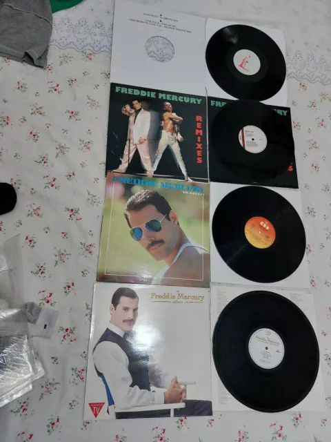 Freddie Mercury ( Queen)-Lote De 3Lp + Un Maxi Single