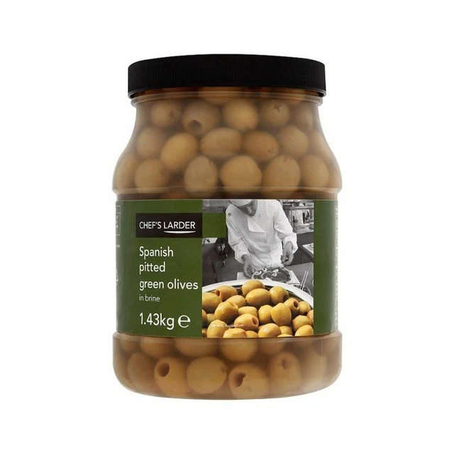 Chef's Larder Spagnole Olive Verdi Trapuntate in Sala 1,43 kg