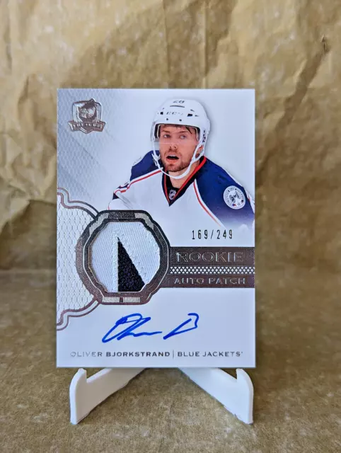 2016-17 Upper Deck The Cup OLIVER BJORKSTRAND Rookie Patch Auto RC RPA /249