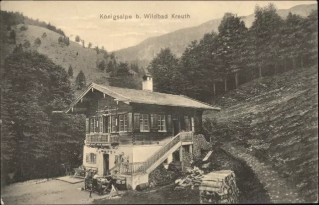 40534356 Wildbad Kreuth Wildbad Kreuth Koenigsalpe ungelaufen ca. 1910 Kreuth