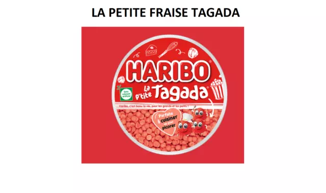 HARIBO - Tagada - Bonbons Arômatisés à la Fraise - Boîte de 210