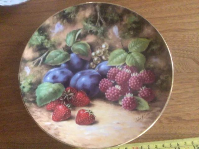 Royal Albert Plate Summer Fruits Excellent Condition