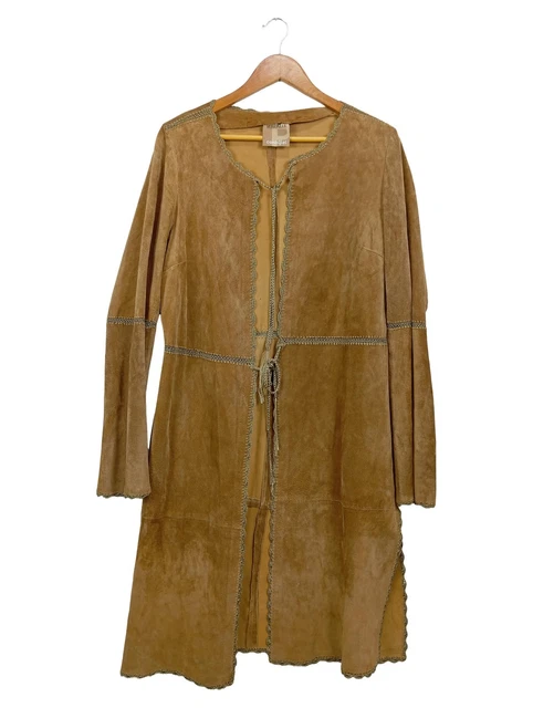 Veste En Daim Beige Promod - Taille 36, Style Country/hippie, Occasion Très Bon état