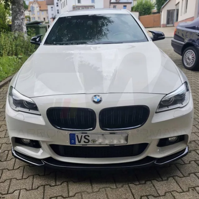 Frontlippe Lippe Schwert ABS Glanz Schwarz passend für BMW 5er F10 F11 M Paket