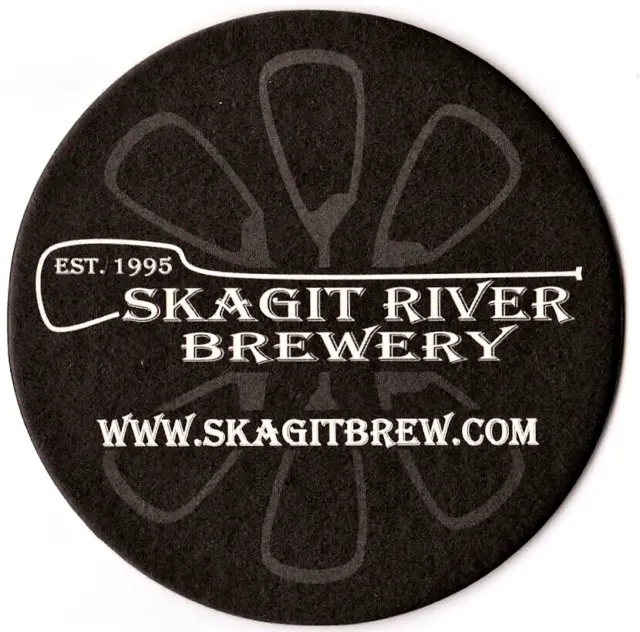 Skagit River Brewery  Beer Coaster Mt Vernon WA