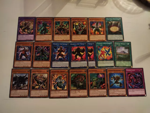 yugioh sammlung Deck-Core  RARE Link Fusion Dinowrestler NM Dinosaurier