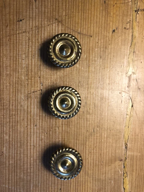 Cifal Antigue Solid Brass Cabinet Knobs (QTY 90- Price is for all 90)