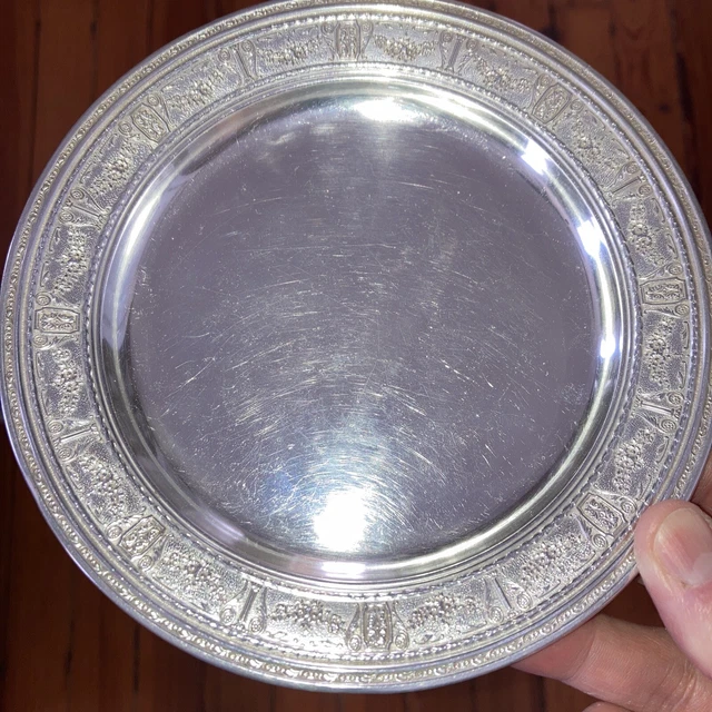 International  STERLING SILVER  Bread & Butter Plate #H419  “Maintenon”