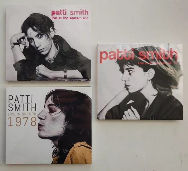 Lot Of 3 x Patti Smith - Live - 3 x Double CD Set NEW & SEALED - 6 Discs