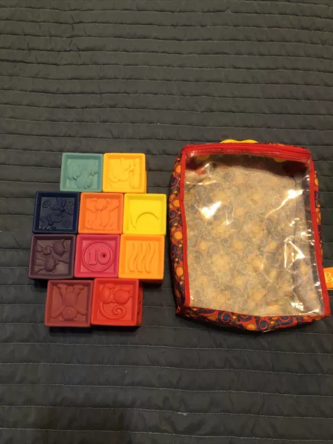 B. Toys – One Two Squeeze Baby Blocks - Building Blocks for Toddlers – Education