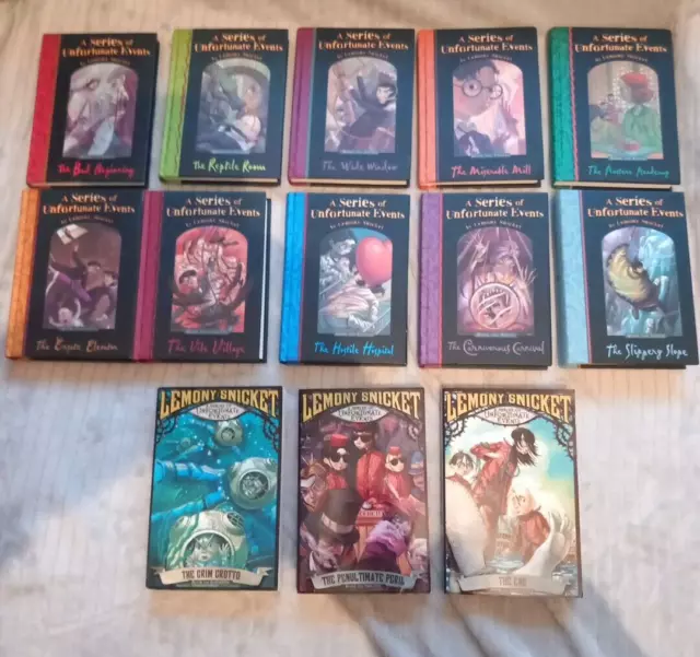 Lemony Snicket A Series Of Unfortunate Events - Books 1-13 Collection