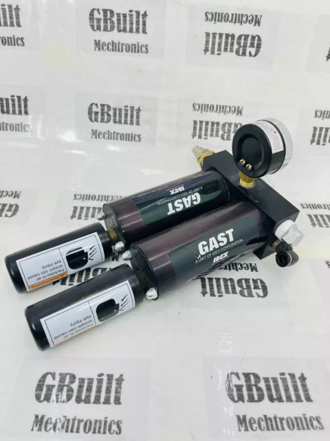 Gast IDEX VG-2187 MultiStage Venturi Vacuum Generator, Open Flow Dual Vacuum. Gast IDEX VG-2187 MultiStage Venturi Vacuum Generator, Open Flow Dual Vacuum.