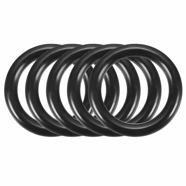 50Pcs Black Round Nitrile Butadiene Rubber NBR O-Ring 18mm OD 2.65mm Width ✦KD