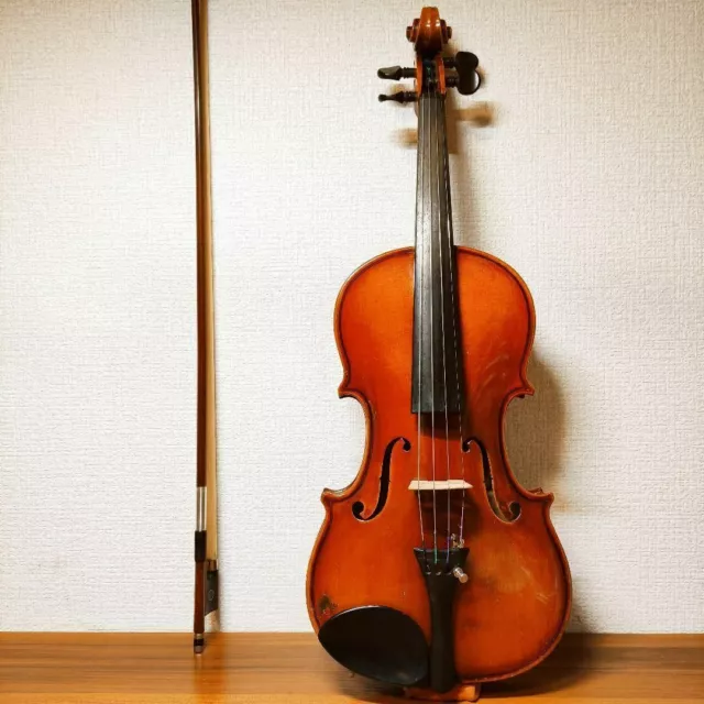 Violin Suzuki Special No.2 1/2 Natural Made in 1971 Nagoya Japan with Bow