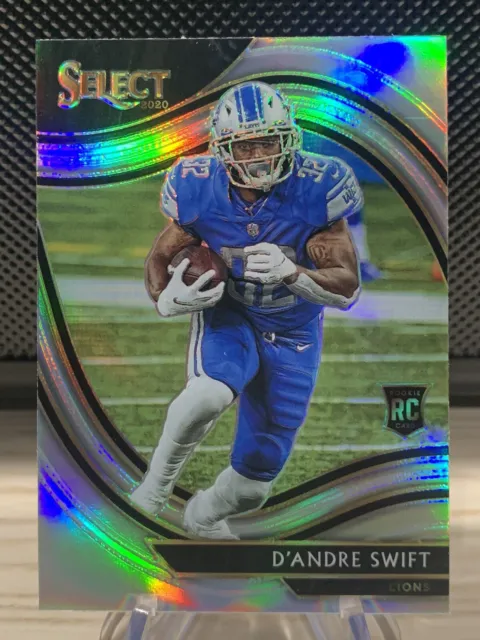 2020 Select D'Andre Swift Silver Prizm Field Level Rookie RC #351 Lions