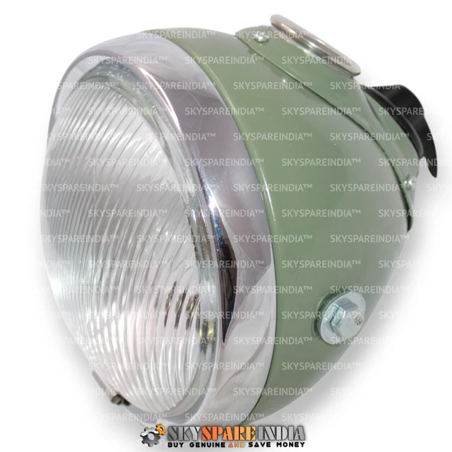 7 Inch Lucas Style Halogen Headlight – For BSA Triumph Norton Ariel Vintage Motorcycles