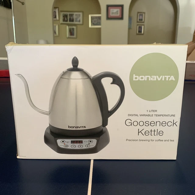 BONAVITA 1L DIGITAL Variable Temperature Gooseneck Electric Kettle for