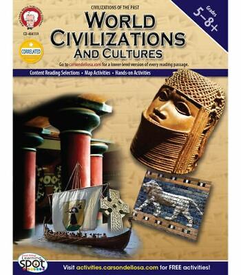 Mark Twain Media | World Civilizations and Cultures Workbook | 5th8th Grade, 96p