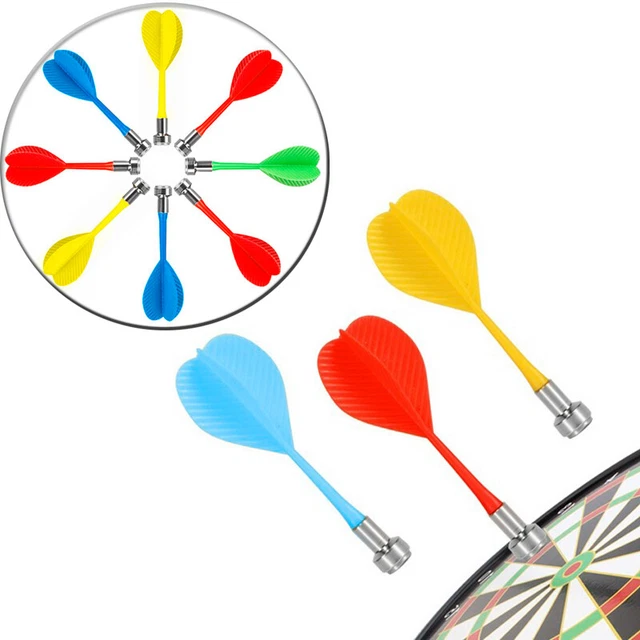 2023 HOT 12 Pieces/Pack Durable Safety Replacement Magnetic Darts Random UK SALE