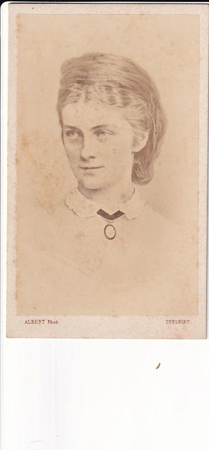 Sophie Troubetskoï Duchesse De Morny – Photo CDV Originale Levitsky 1865